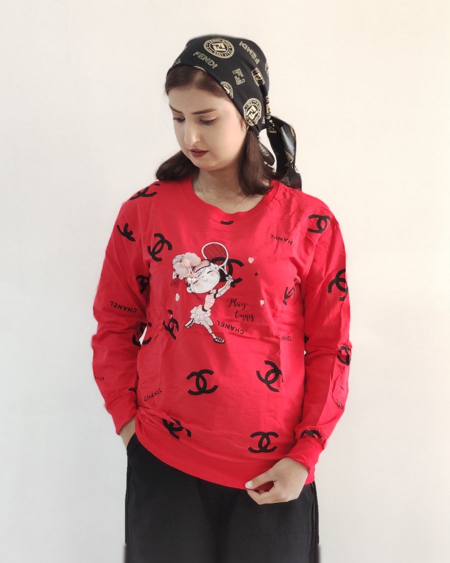 دورس وارداتی تمام پنبه قرمز - پوشاک ماریا شاپ