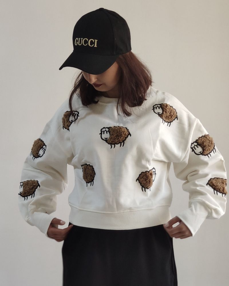 دورس کراپ وارداتی سفید - پوشاک ماریا شاپ