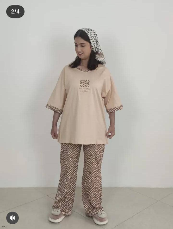 ست لانگ و شلوار بالنسیاگا - پوشاک ماریاشاپ